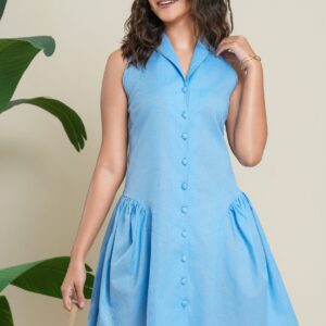 DANDY Drop waist mini dress