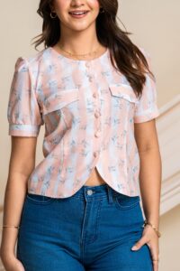 Dandy double pocket top