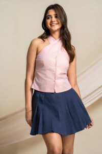 Dandy halter neck top