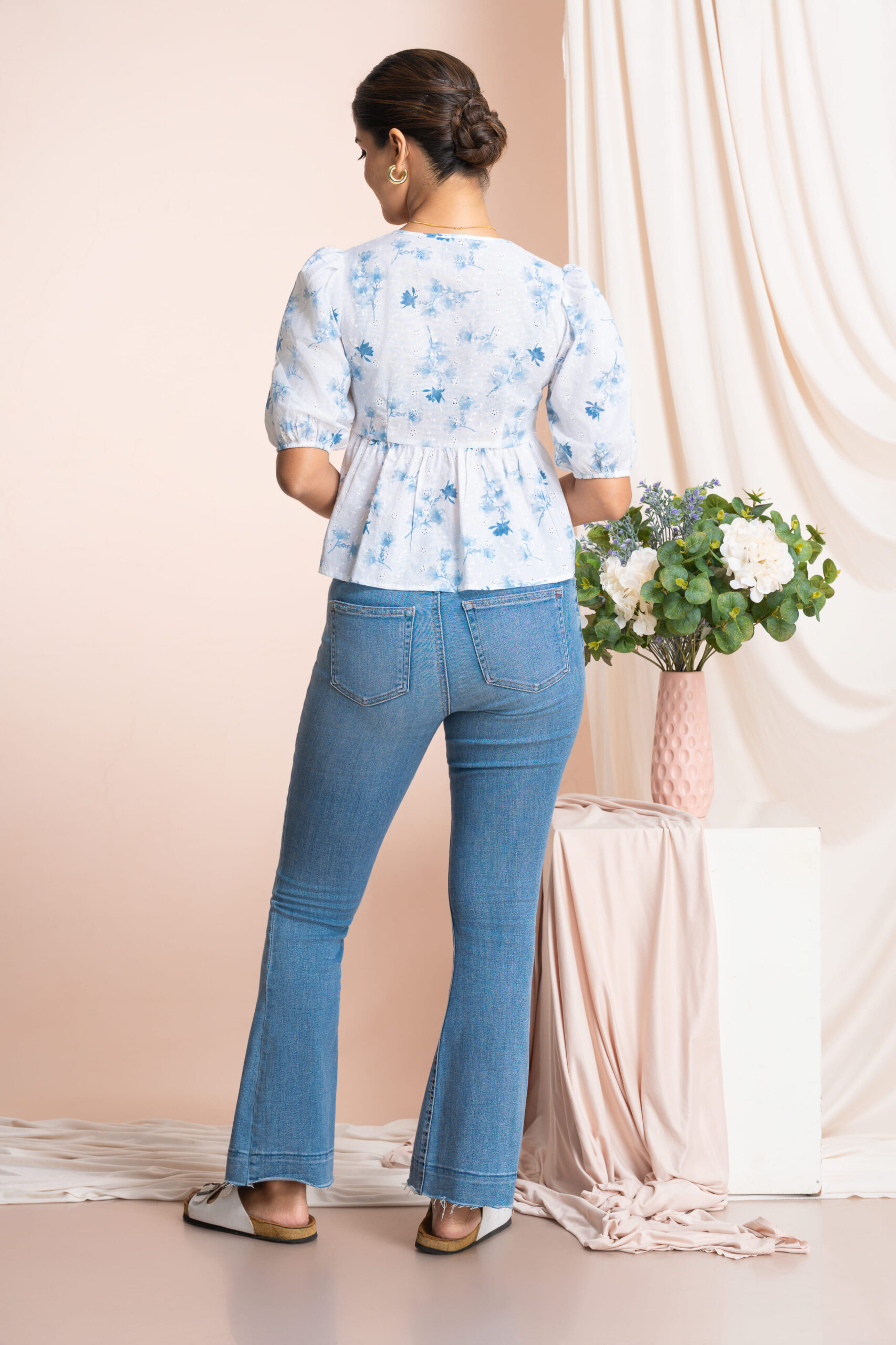 Dandy Peplum Tie-up Top - Image 6