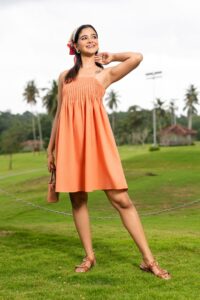 Dandy Pin-Tuck Dress