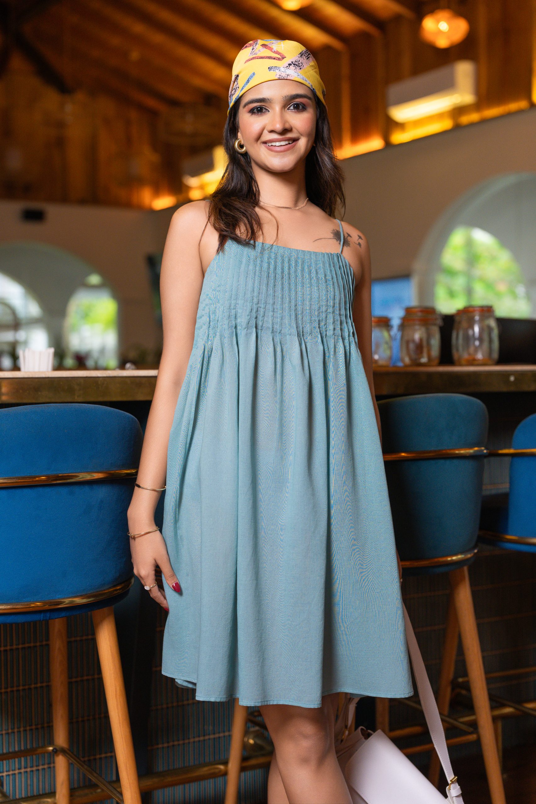 DANDY PIN-TUCK DRESS