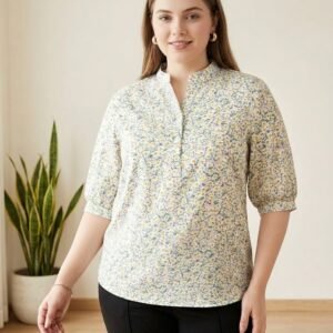 TWO BUTTONED BLOUSE