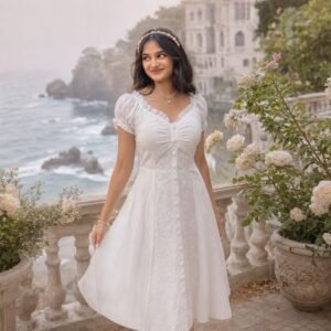 PEARL MUSE MIDI DRESS