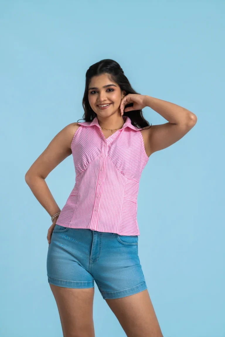 Cloudline Button Down Bustier Top