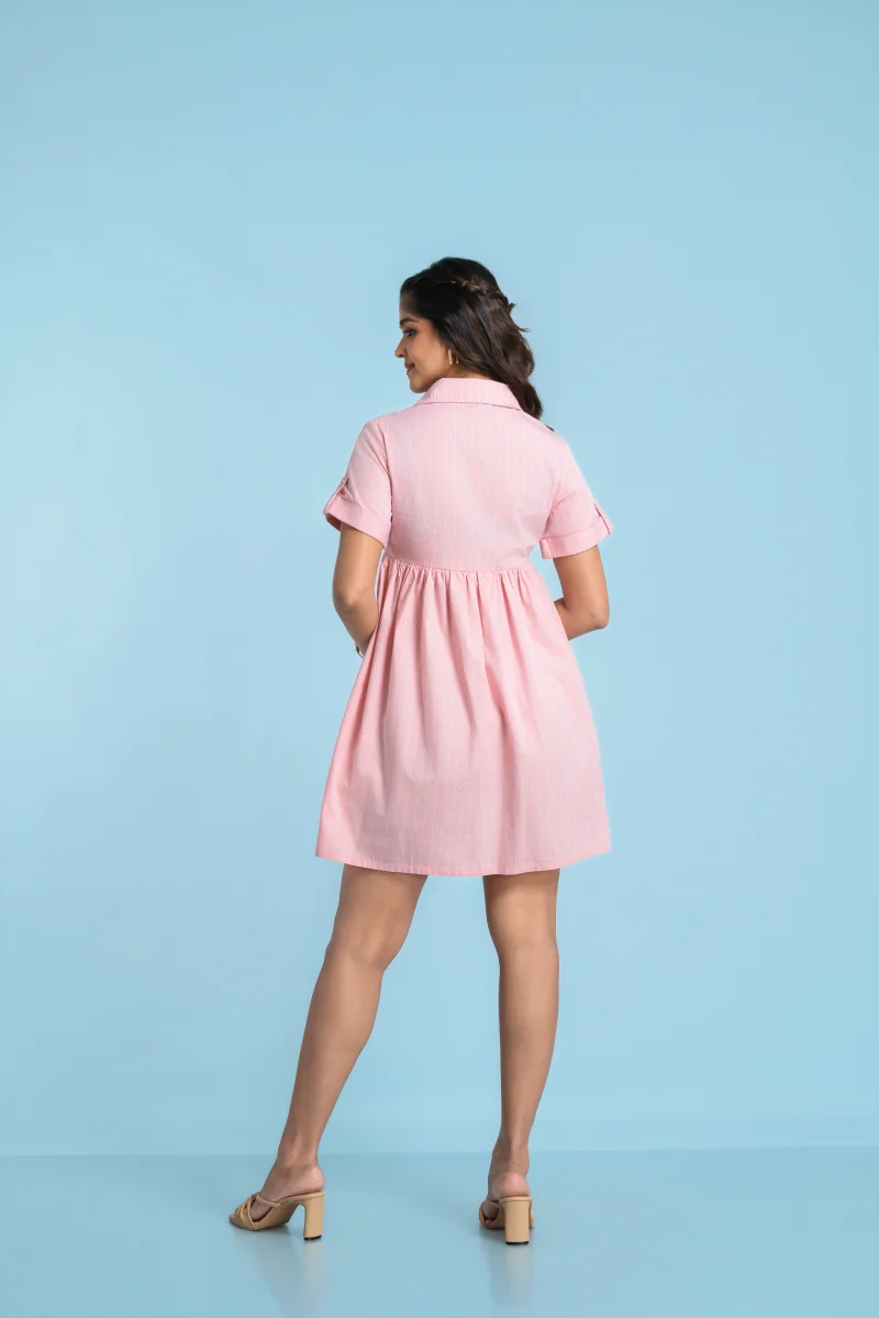 Gridelle Collared Dress - Image 5