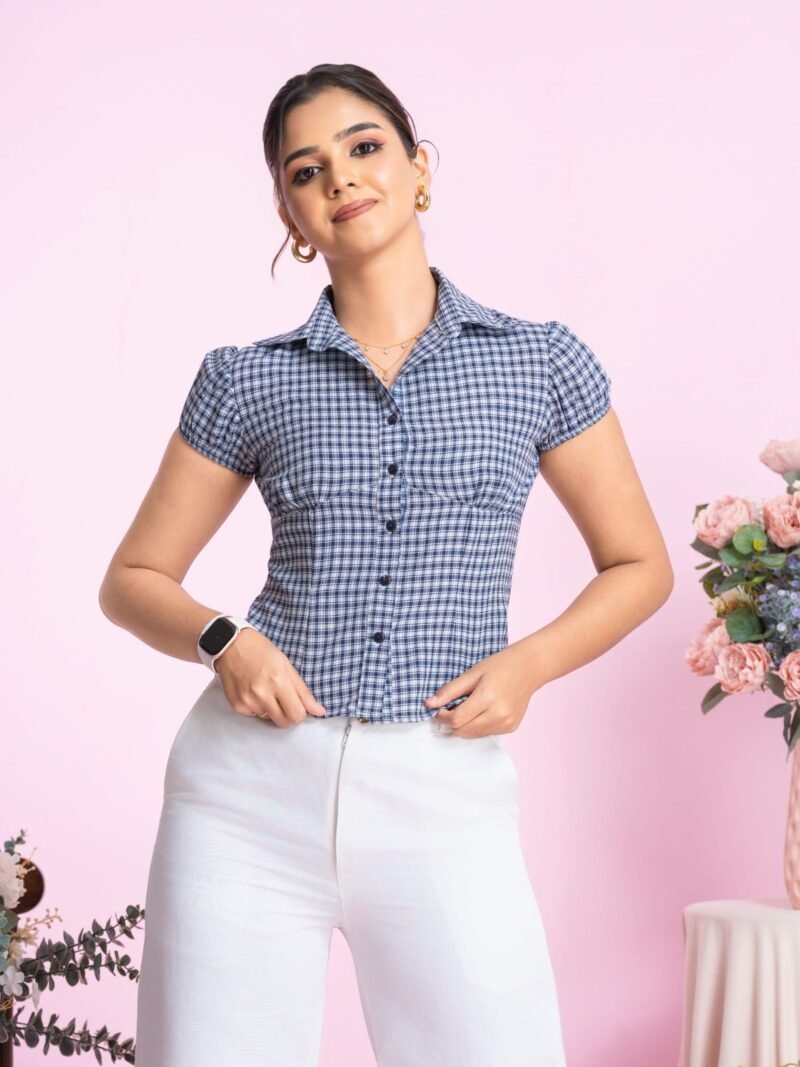 Defined corset top