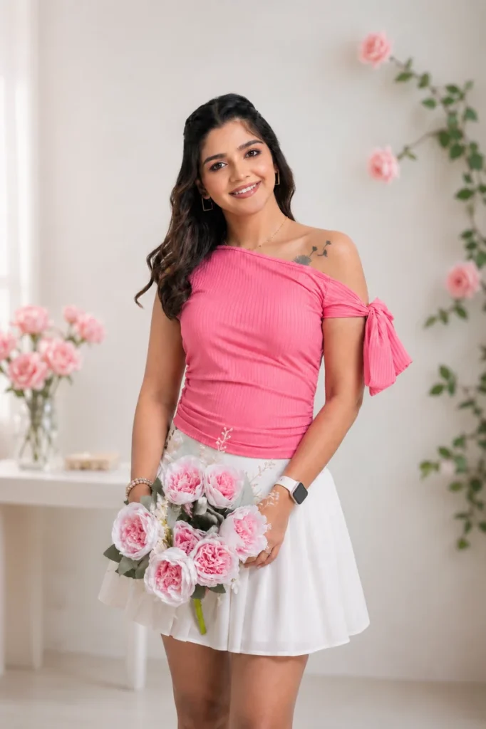 Azalea Asymmetrical Top - LUMI AND LACE - Dandelion Colombo