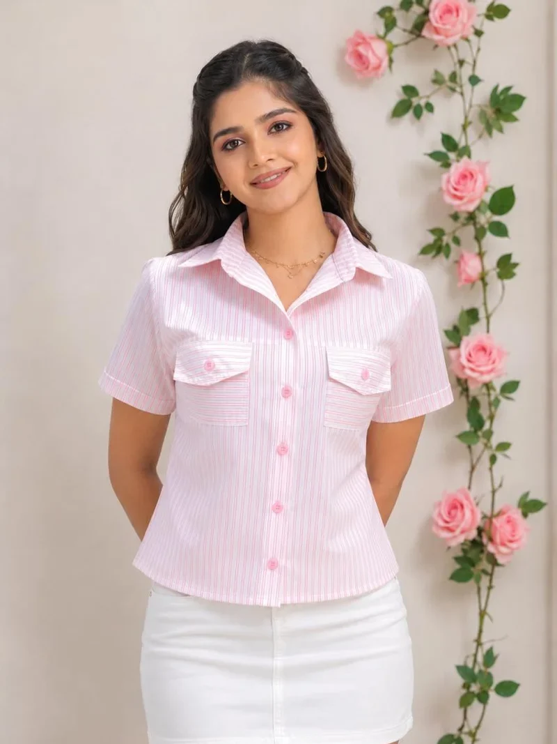 Classic Stripe Cotton Shirt