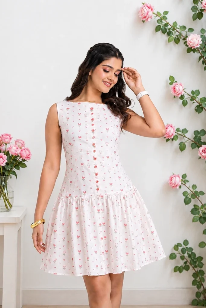 Sweetheart boatneck dress