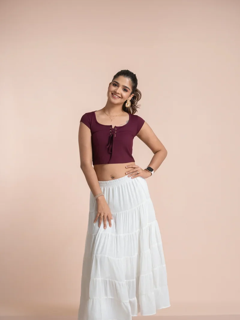 Lunelle Elasticated Maxi Skirt